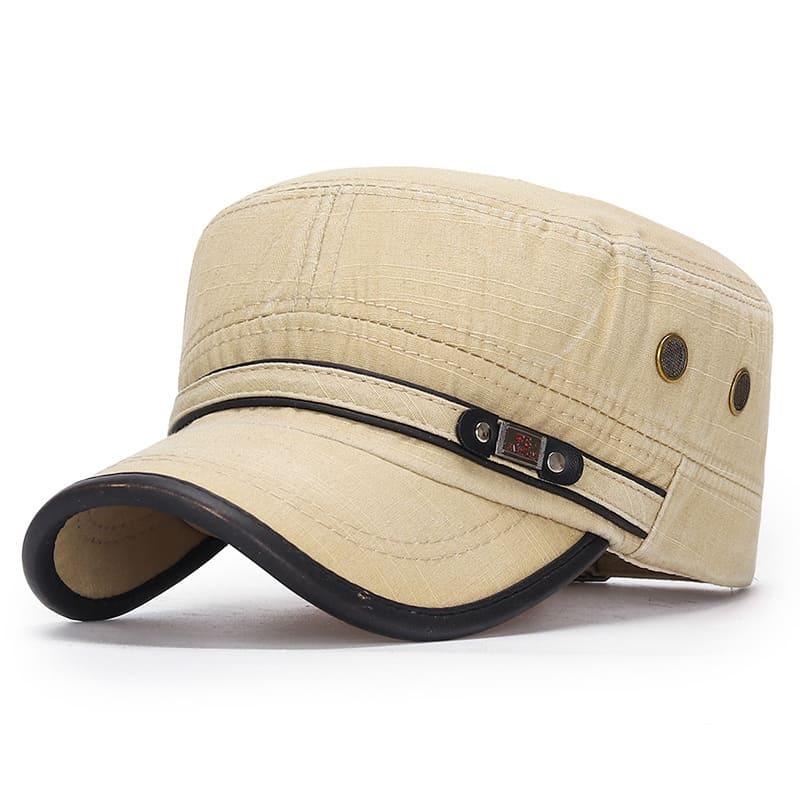 Carson Washed Cotton Army Cap - Timeless Military Style For Everyday Use Durable Cotton