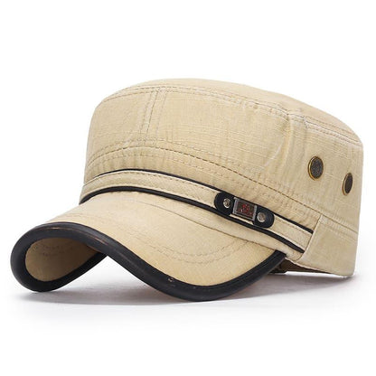 Carson Washed Cotton Army Cap - Timeless Military Style For Everyday Use Durable Cotton
