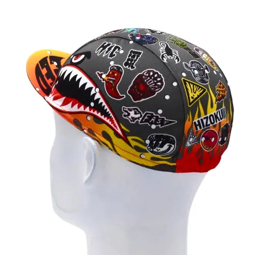 Cartoon Monsters Cycling Cap Lightweight Acrylic Riding Hat for Cyclists