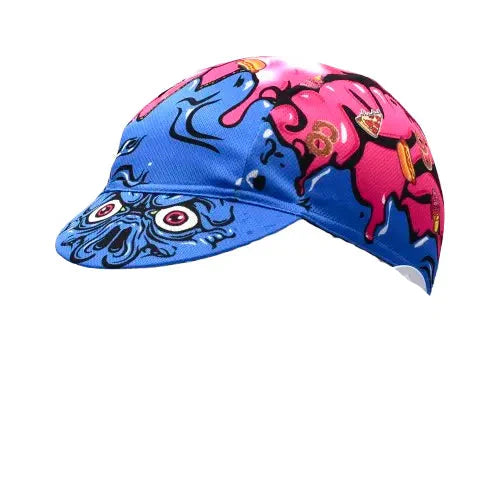 Cartoon Monsters Cycling Cap Lightweight Acrylic Riding Hat for Cyclists