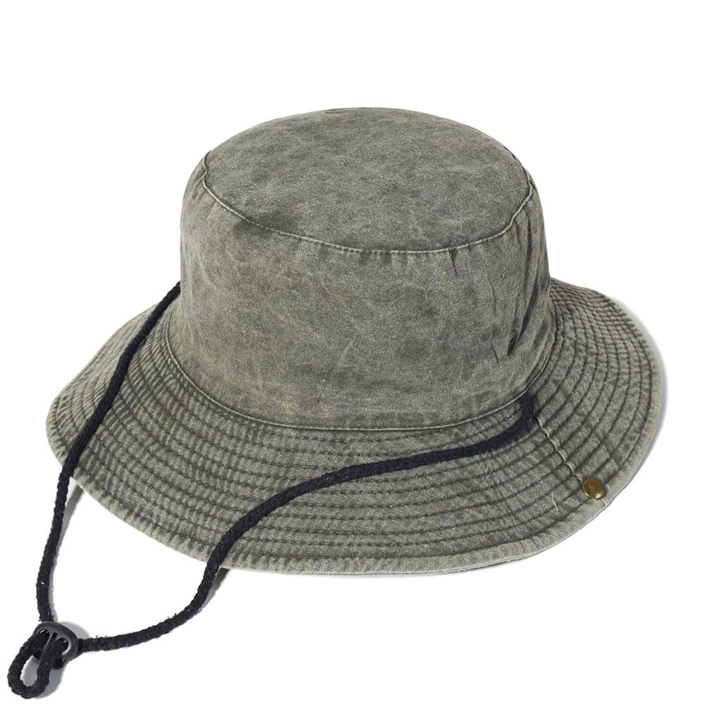 Catfish Wide Brimmed Bucket Hat - Classic Cotton Hat With Wide Brim For Sun Protection