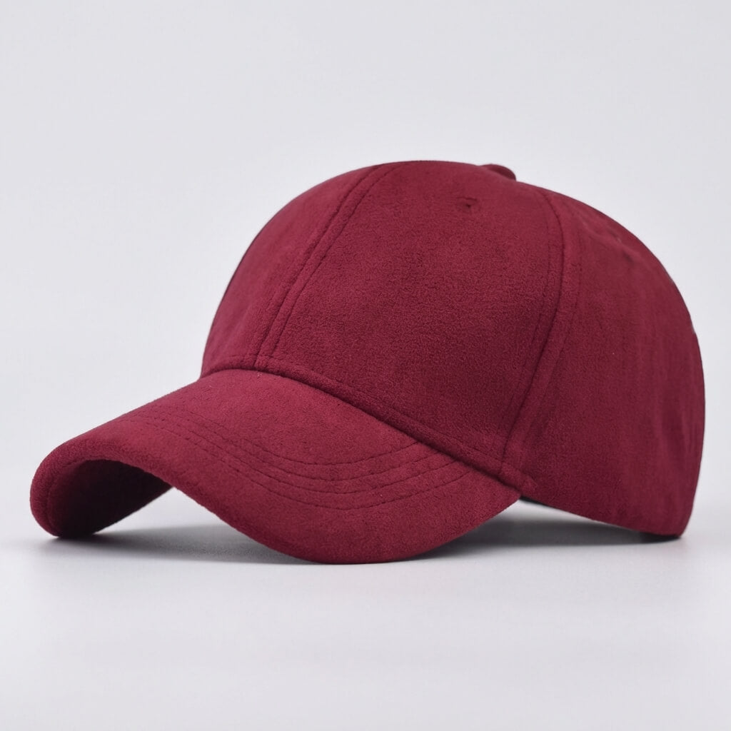 Suede Cap With Vibrant Colors And Modern Street Look - Urban Caps