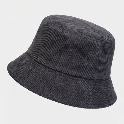 Corduroy Bucket Hat Clean Modern Minimalist Style Accessory - Urban Caps