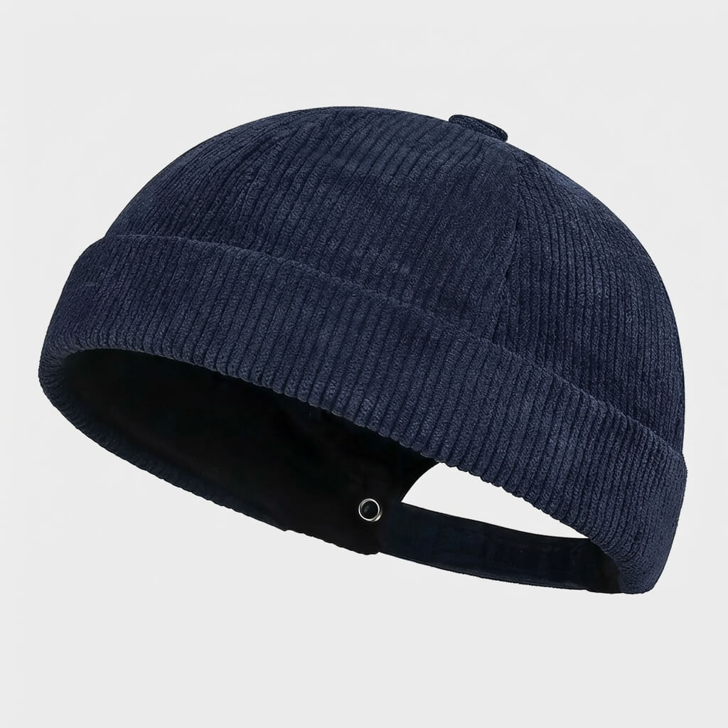Corduroy Docker Cap Crafted For Modern Streetwear Aesthetic - Urban Caps