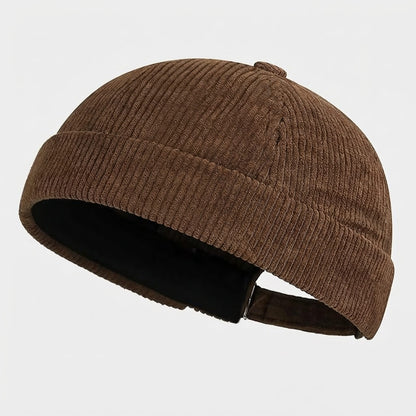 Corduroy Docker Cap Crafted For Modern Streetwear Aesthetic - Urban Caps