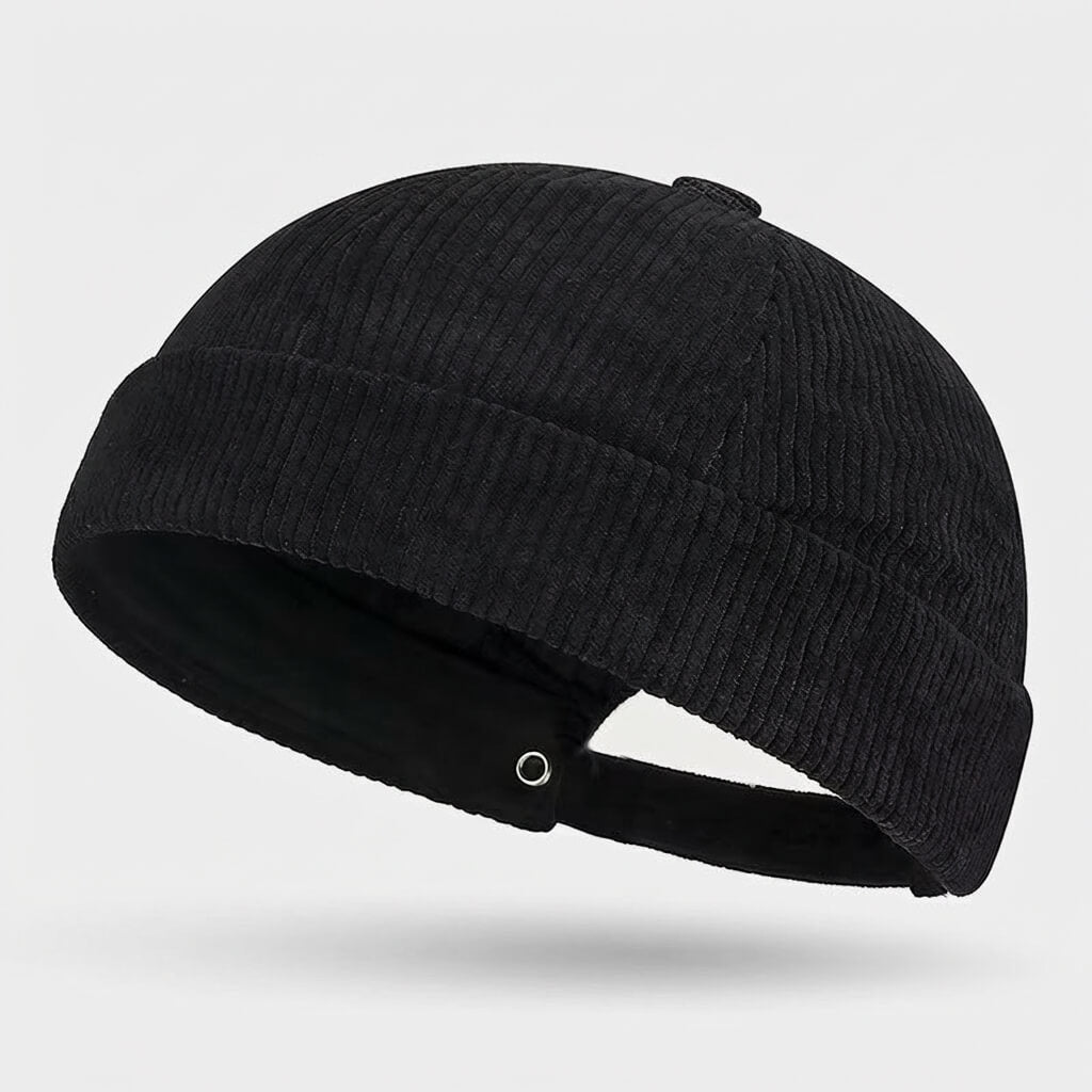 Corduroy Docker Cap Crafted For Modern Streetwear Aesthetic - Urban Caps