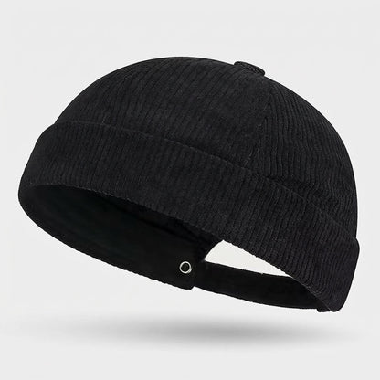 Corduroy Docker Cap Crafted For Modern Streetwear Aesthetic - Urban Caps