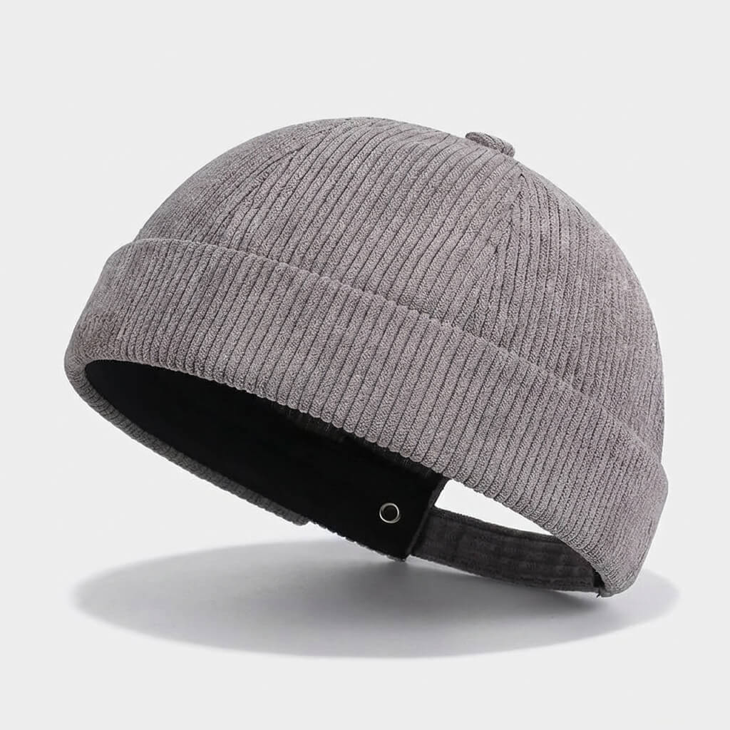 Corduroy Docker Cap Crafted For Modern Streetwear Aesthetic - Urban Caps