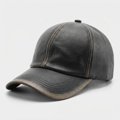 Retro Leather Cap - Urban Caps