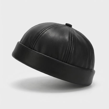 Leather Docker Cap - Urban Caps