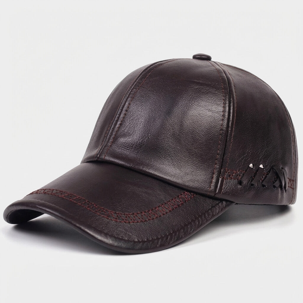 Leather Baseball Cap - Urban Caps