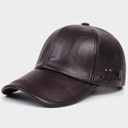 Leather Baseball Cap - Urban Caps