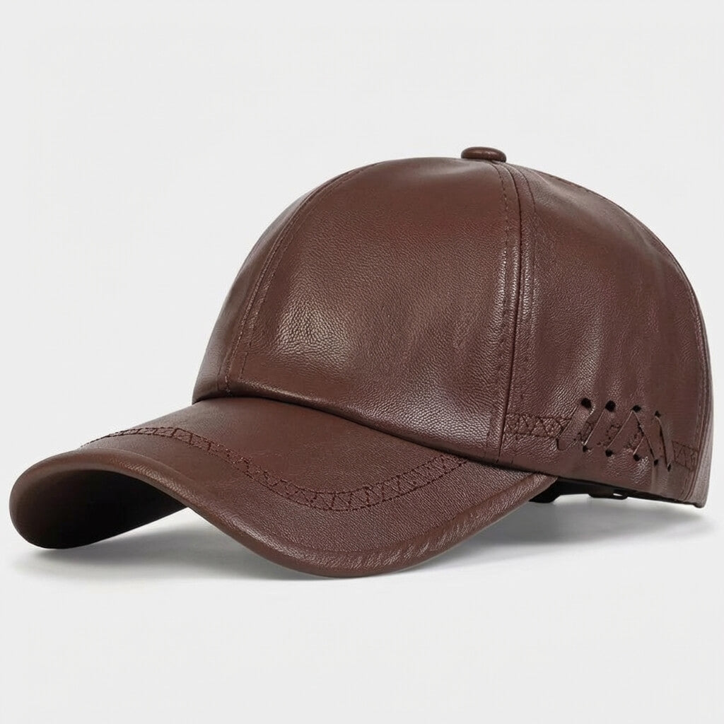 Leather Baseball Cap - Urban Caps