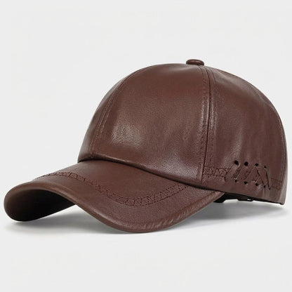 Leather Baseball Cap - Urban Caps