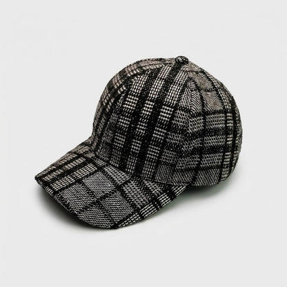 The Checkered Cotton Cap Premium Classic Collection - Urban Caps