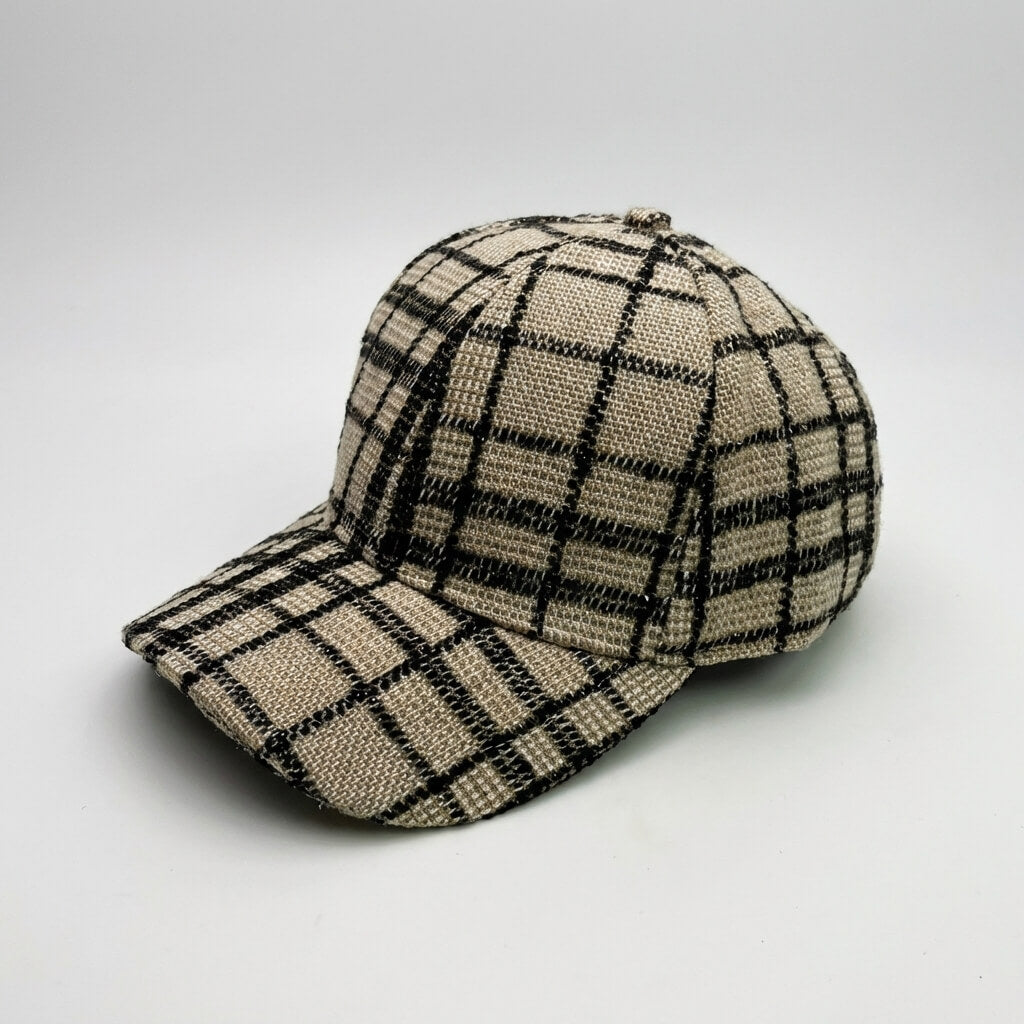 The Checkered Cotton Cap Premium Classic Collection - Urban Caps