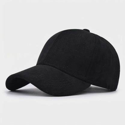 Suede Cap With Structured Front Panel And Soft Lining - Urban Caps