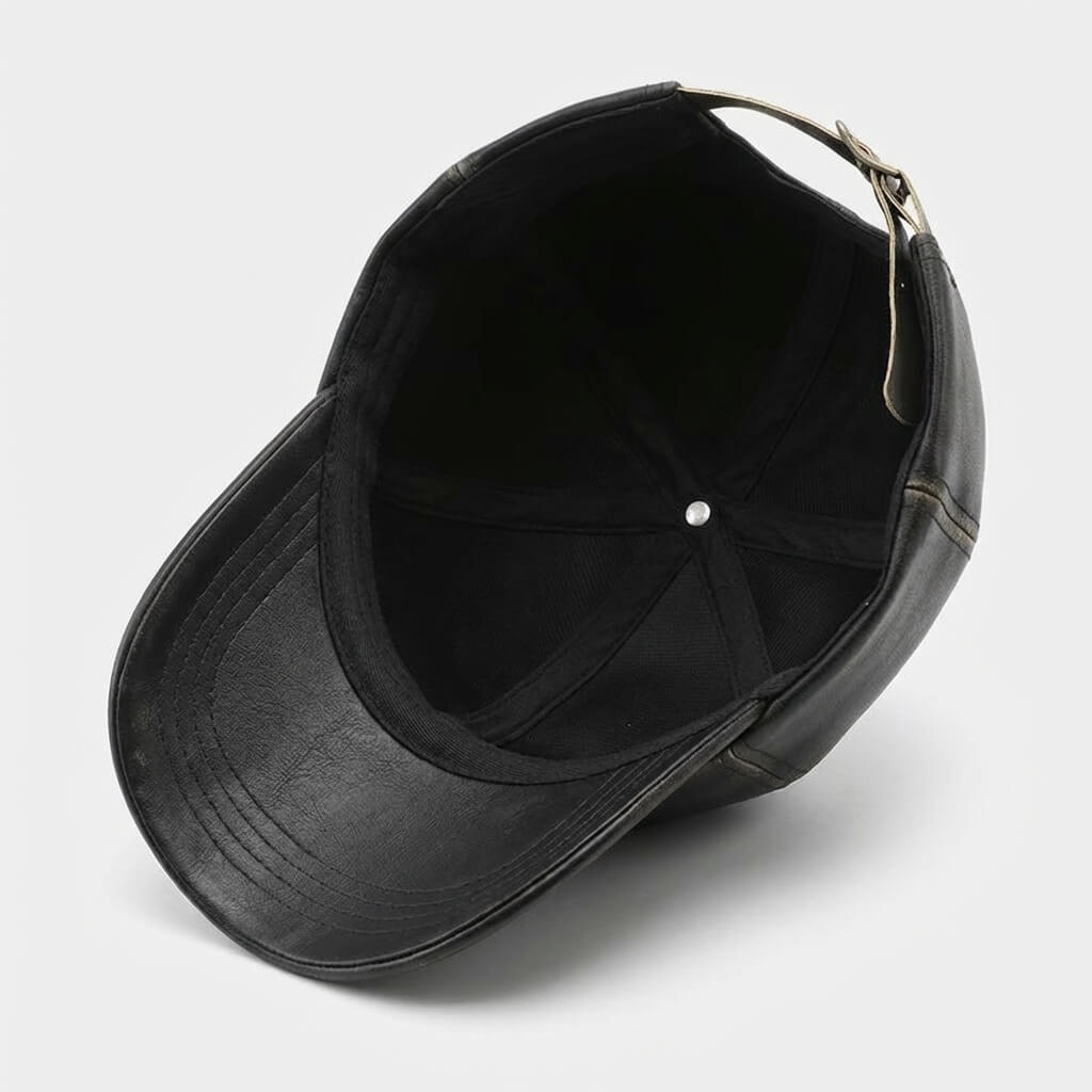 Retro Leather Cap - Urban Caps