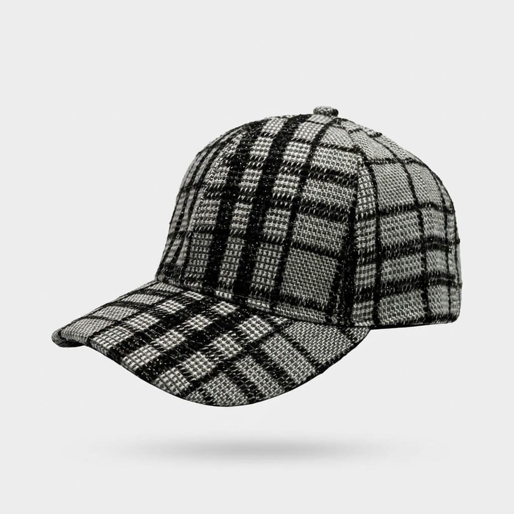 The Checkered Cotton Cap Premium Classic Collection - Urban Caps