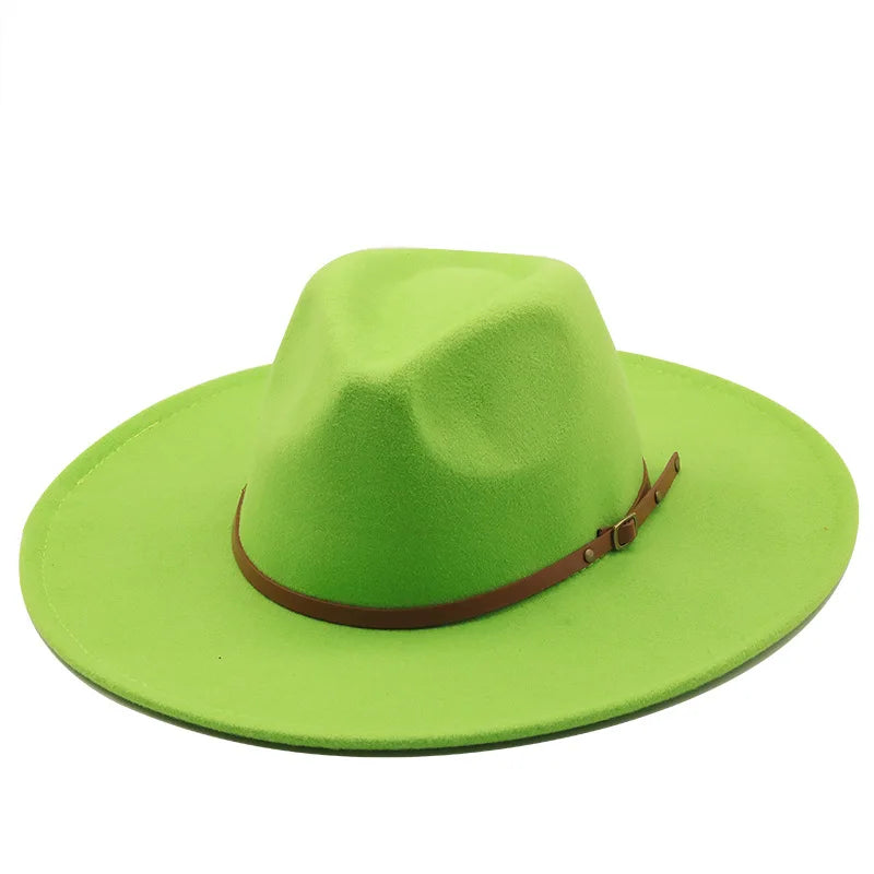 Chapman Felt Fedora Hat – Classic Wide Brim Smart Style Hat