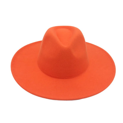 Chapman Felt Fedora Hat – Classic Wide Brim Smart Style Hat