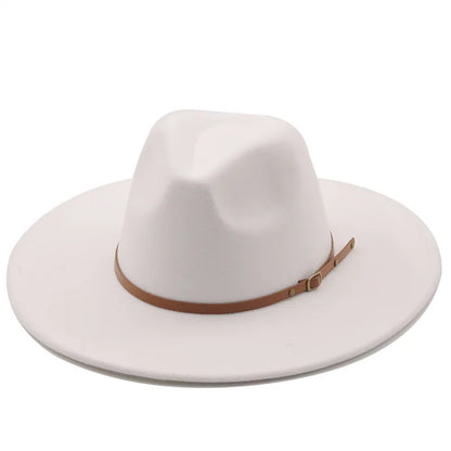 Chapman Felt Fedora Hat – Classic Wide Brim Smart Style Hat