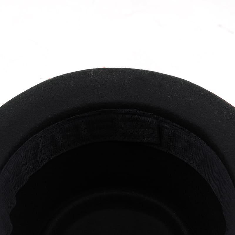 Charleroy Porkpie Hat – Feather Trim Wool Blend Hat
