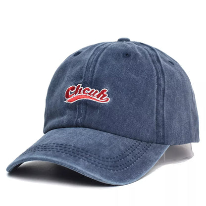 Chcuh Vintage Cotton Baseball Cap - Classic Casual Cotton Cap For Versatile Style
