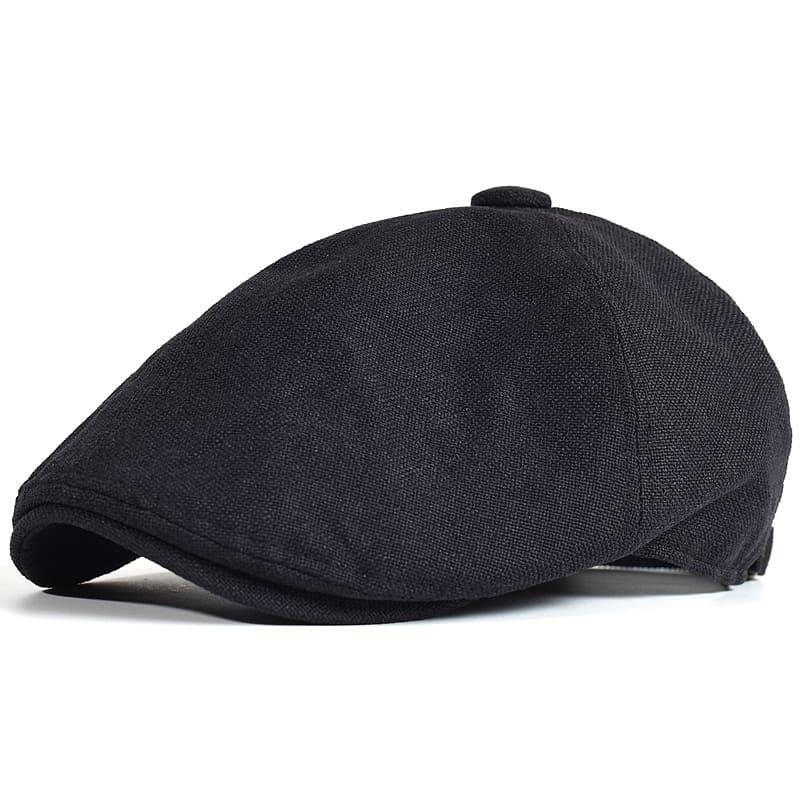 Chelsea Linen Gatsby Cap - Breathable Linen Gatsby Cap For Casual Warm Weather Style