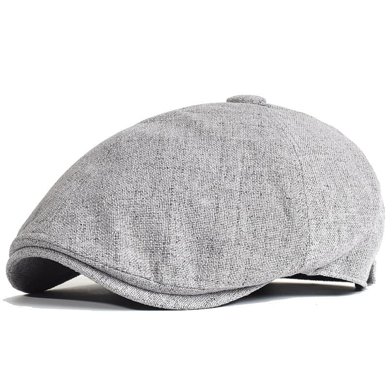 Chelsea Linen Gatsby Cap - Breathable Linen Gatsby Cap For Casual Warm Weather Style