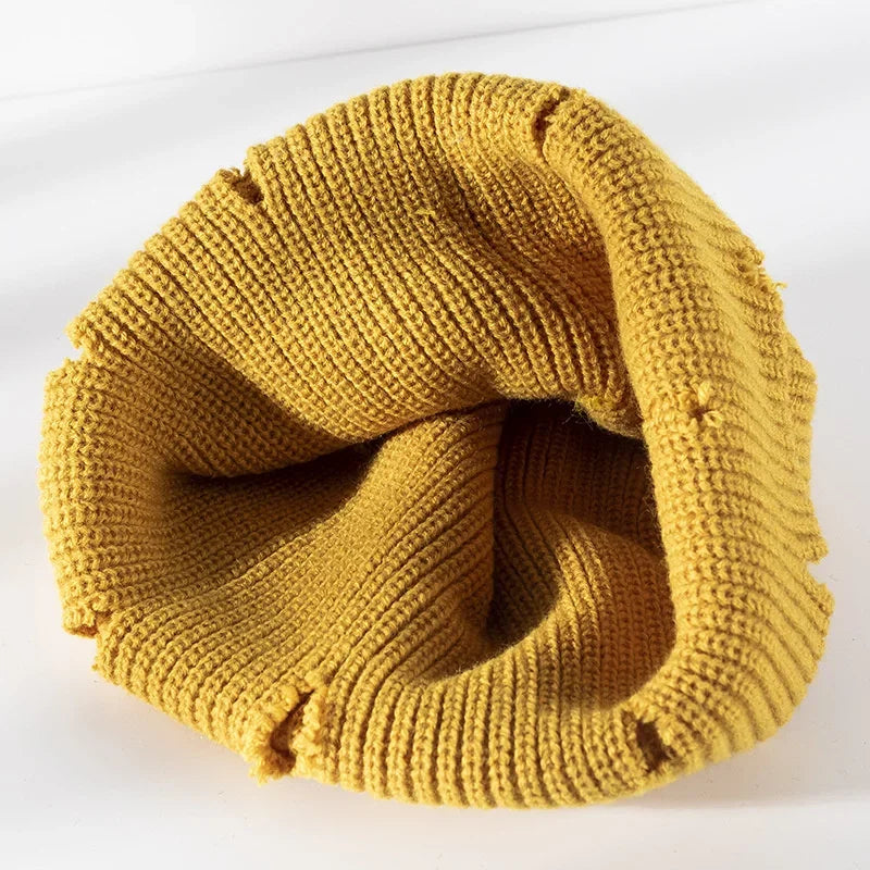 Chelsea Winter Ripped Knitted Beanie - Urban Caps