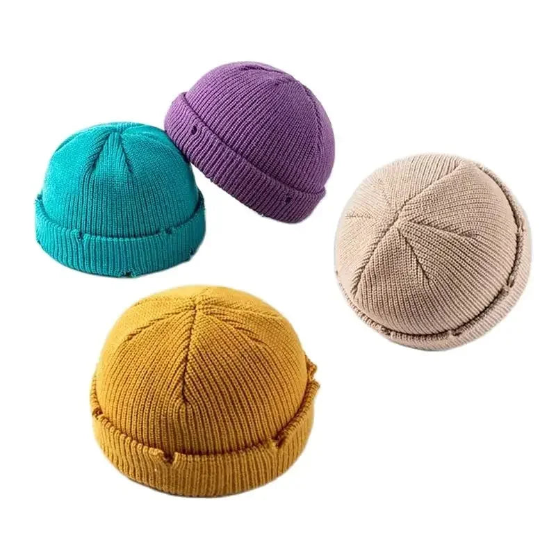 Chelsea Winter Ripped Knitted Beanie - Urban Caps