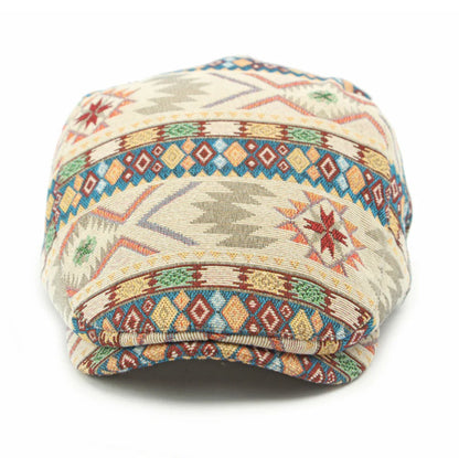 Chepstow Boho Flat Cap - Classic Flat Cap With Bohemian Twist For Versatile Casual Styling
