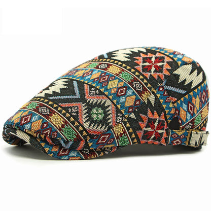 Chepstow Boho Flat Cap - Classic Flat Cap With Bohemian Twist For Versatile Casual Styling
