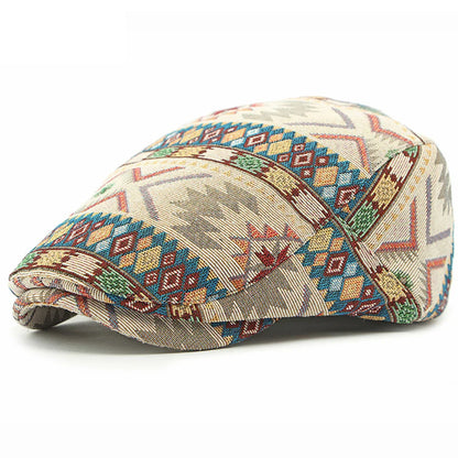 Chepstow Boho Flat Cap - Classic Flat Cap With Bohemian Twist For Versatile Casual Styling