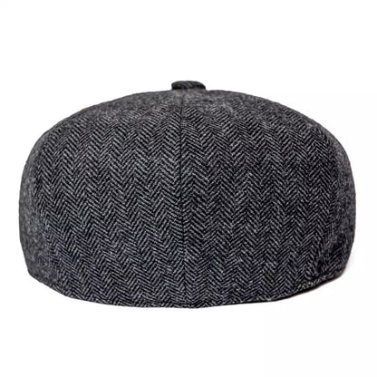 Chester Classic Wool Newsboy Cap – Vintage Winter Gatsby Hat