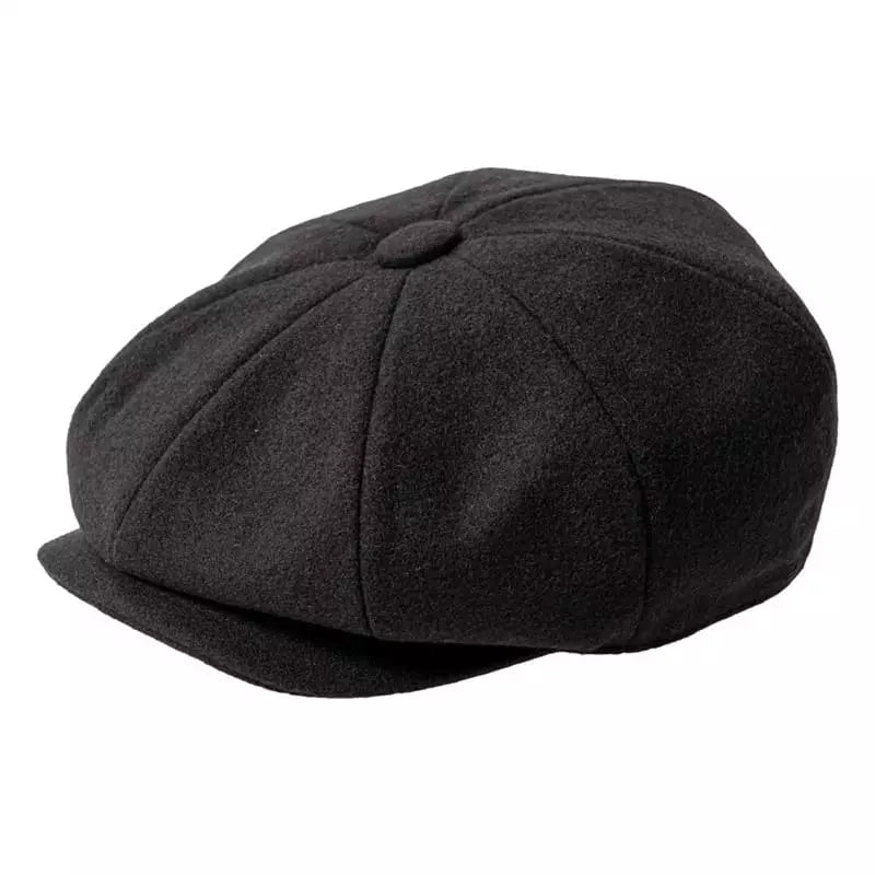 Chester Classic Wool Newsboy Cap – Vintage Winter Gatsby Hat
