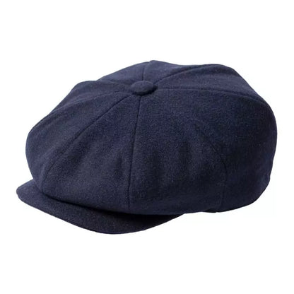 Chester Classic Wool Newsboy Cap – Vintage Winter Gatsby Hat