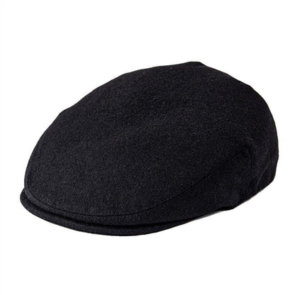 Chester Wool Flat Cap – Classic Patterned Warm Hat