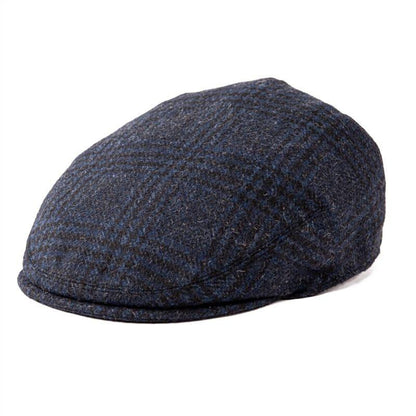Chester Wool Flat Cap – Classic Patterned Warm Hat