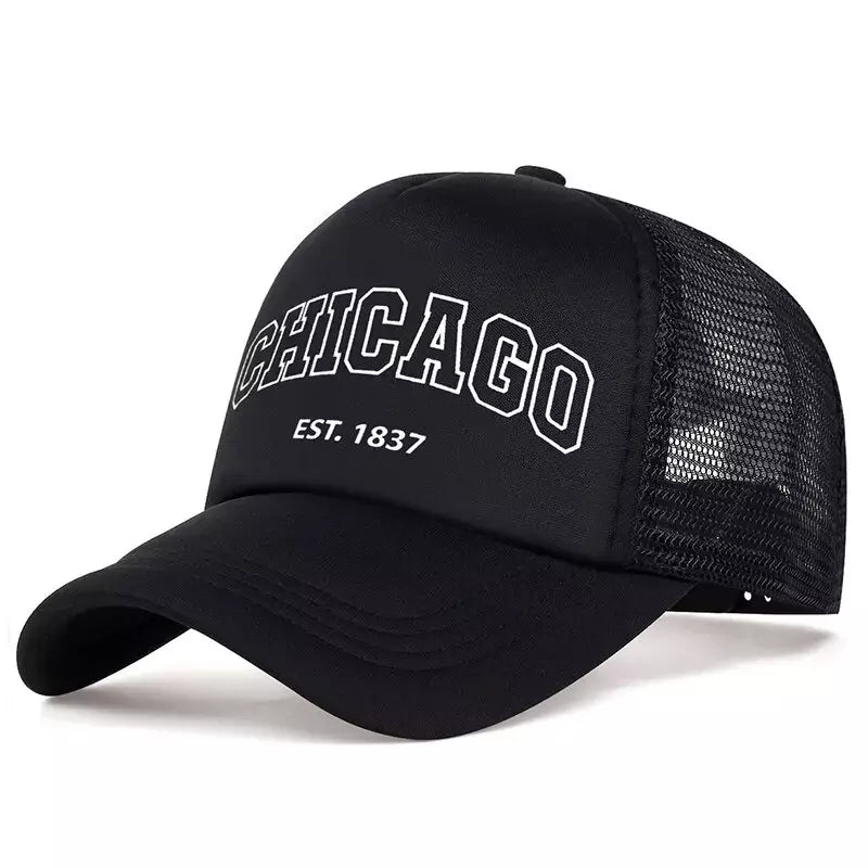 Chicago Classic Trucker Cap - Casual Classic Style For Any Outfit And All Day Comfort