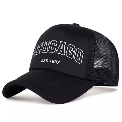 Chicago Classic Trucker Cap - Casual Classic Style For Any Outfit And All Day Comfort