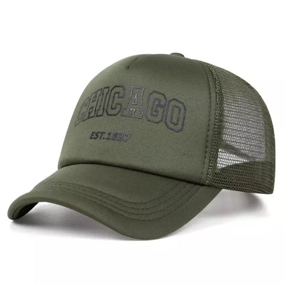 Chicago Classic Trucker Cap - Casual Classic Style For Any Outfit And All Day Comfort