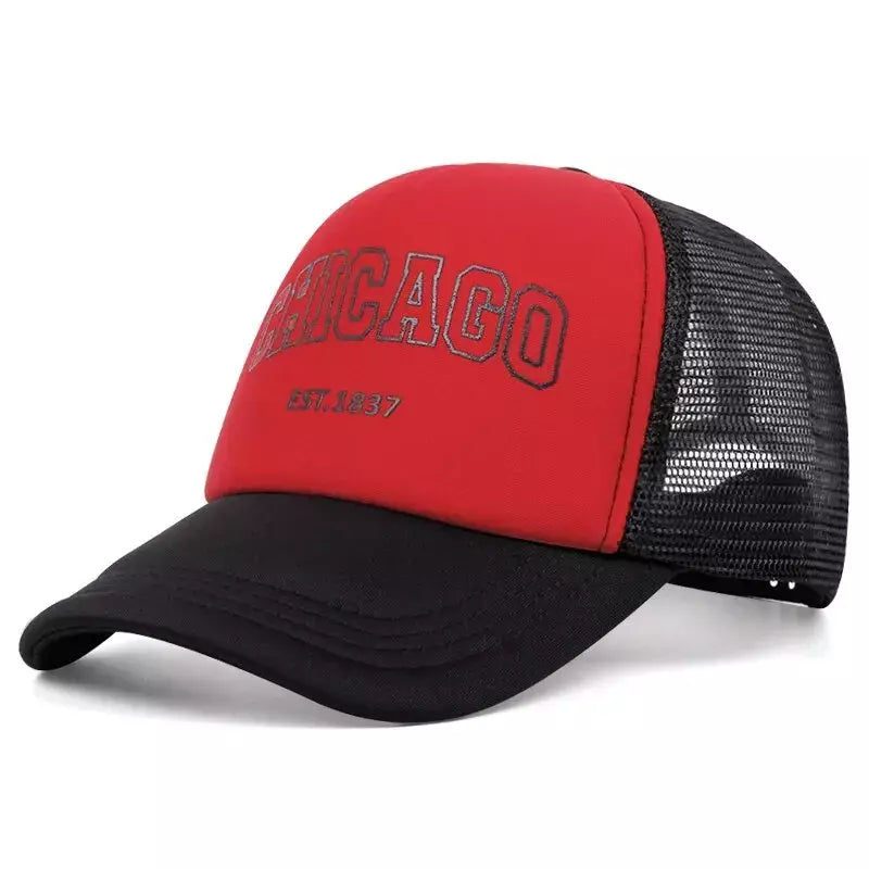 Chicago Classic Trucker Cap - Casual Classic Style For Any Outfit And All Day Comfort