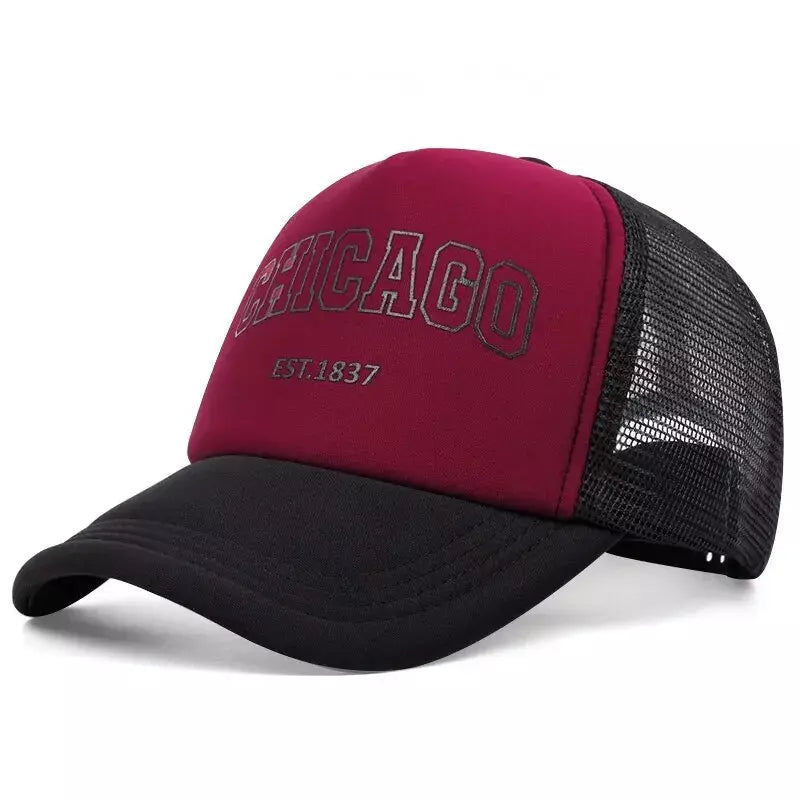 Chicago Classic Trucker Cap - Casual Classic Style For Any Outfit And All Day Comfort