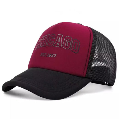 Chicago Classic Trucker Cap - Casual Classic Style For Any Outfit And All Day Comfort