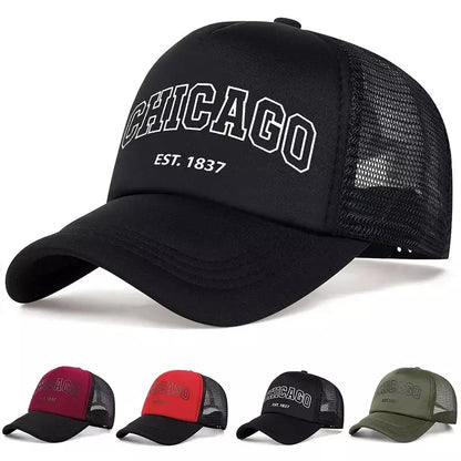 Chicago Classic Trucker Cap - Casual Classic Style For Any Outfit And All Day Comfort