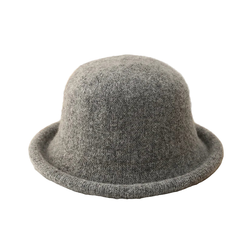 Chirac Wool Bowler Hat Warm Wool Blend Everyday Classic Style Accessory