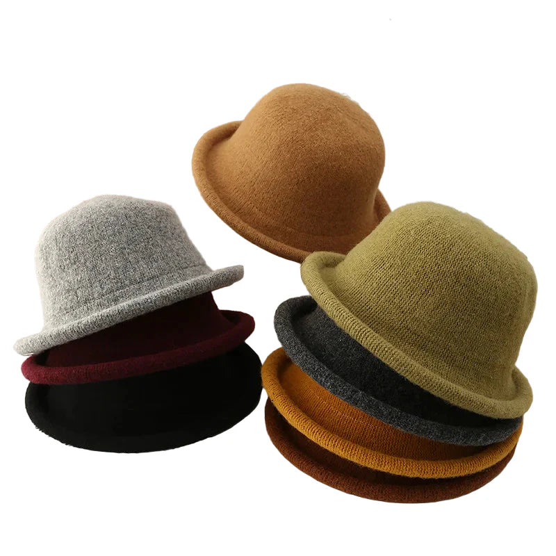Chirac Wool Bowler Hat Warm Wool Blend Everyday Classic Style Accessory