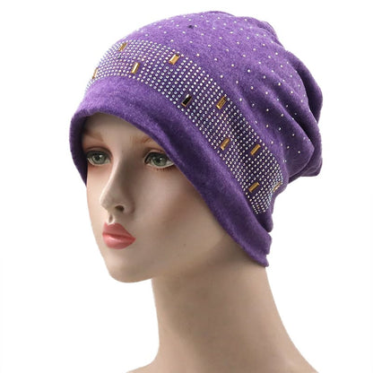 cotton-elastic-glitter-winter-hat-fashion